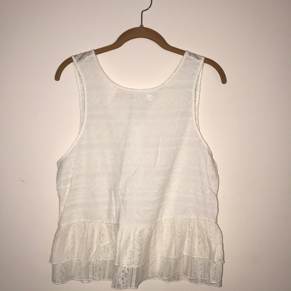 Lace White Shirt
